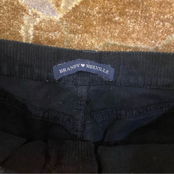 Brandy Melville Black Corduroy Skirt - Picture 3 of 4